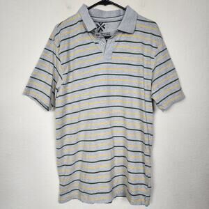 Modern Culture XXL Striped Collared Polo Shirt